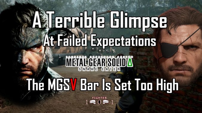 MGS3 Delta is looking good, until you compare it to MGSV